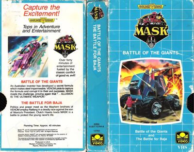 M.A.S.K. M.A.S.K. VHS Battle of the giants